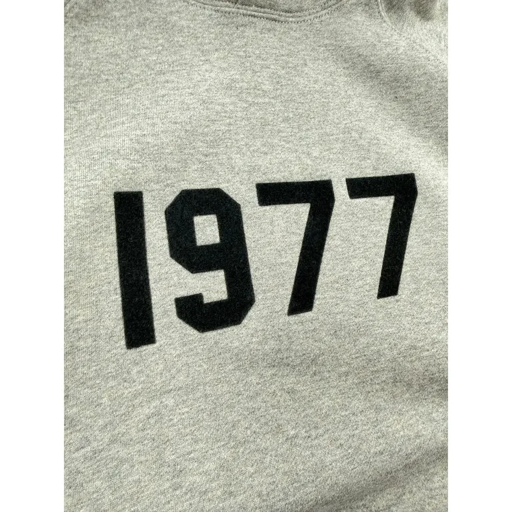 NEW Fear of God Essentials Hoodie 1977 Dark Oatmeal